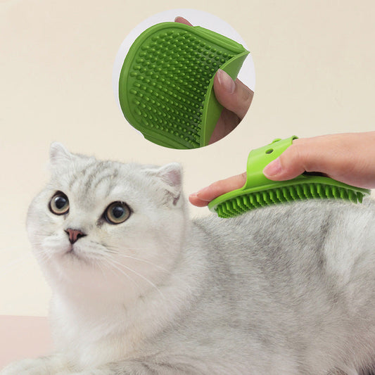 Soft Rubber Pet Brush Silicone Comb Massage Hair Remover for Dogs Cats