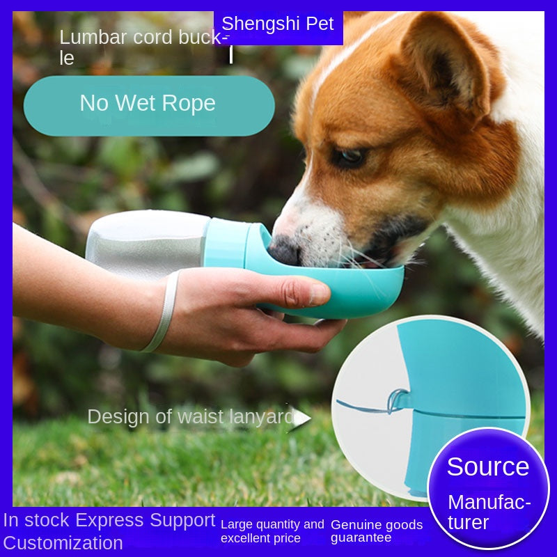 Portable Dog Water Bottle Cup Travel Pet Drinking Feeding Dispenser