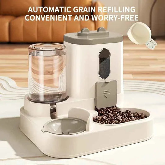 2 in 1 Fully Automatic Pet Food & Water Dispenser