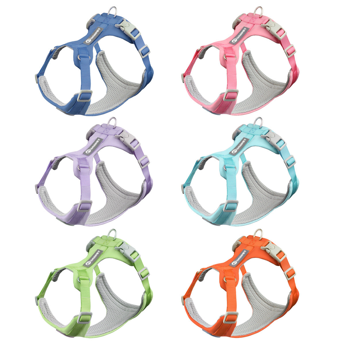 Whippet Anti-Slip Lightweight Dog Harness Breathable Durable Adjustable Vest