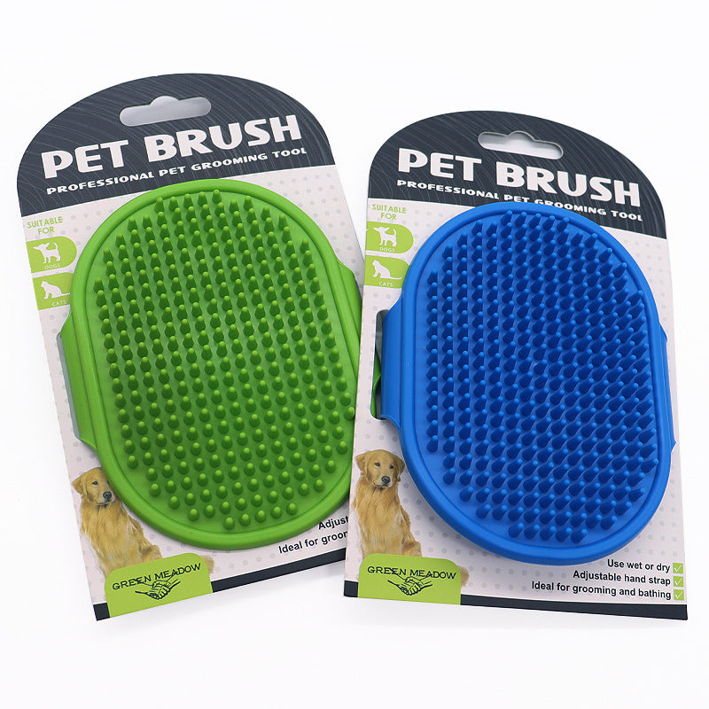 Soft Rubber Pet Brush Silicone Comb Massage Hair Remover for Dogs Cats
