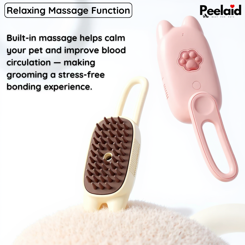 Steam Pet Grooming Brush