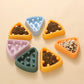 Pizza Shape Slow Feeding Pet Bowl