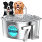 Stainless Steel Pet Water Dispenser Automatic Heating Circulating for Cats Dogs