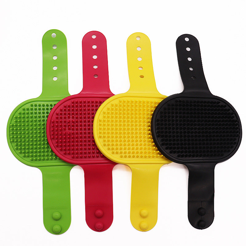 Soft Rubber Pet Brush Silicone Comb Massage Hair Remover for Dogs Cats