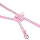 Suede Dog Harness & Leash Set – Rhinestone Bow, Soft & Elegant