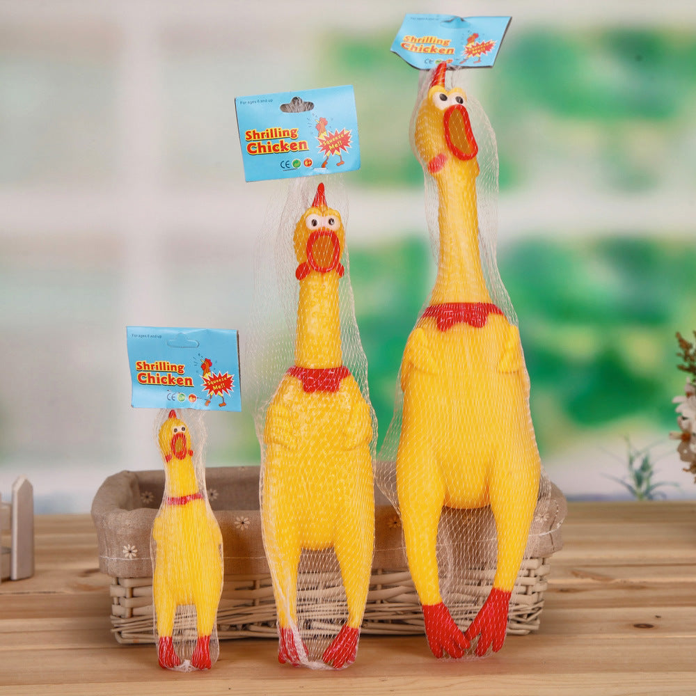 Funny Screaming Chicken Pet Toy