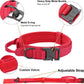 Dog collar+leash set Military-Style Tactical Nylon Collar for Large dogs