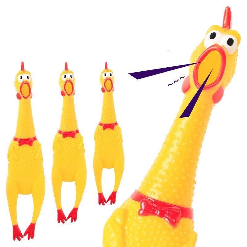 Funny Screaming Chicken Pet Toy