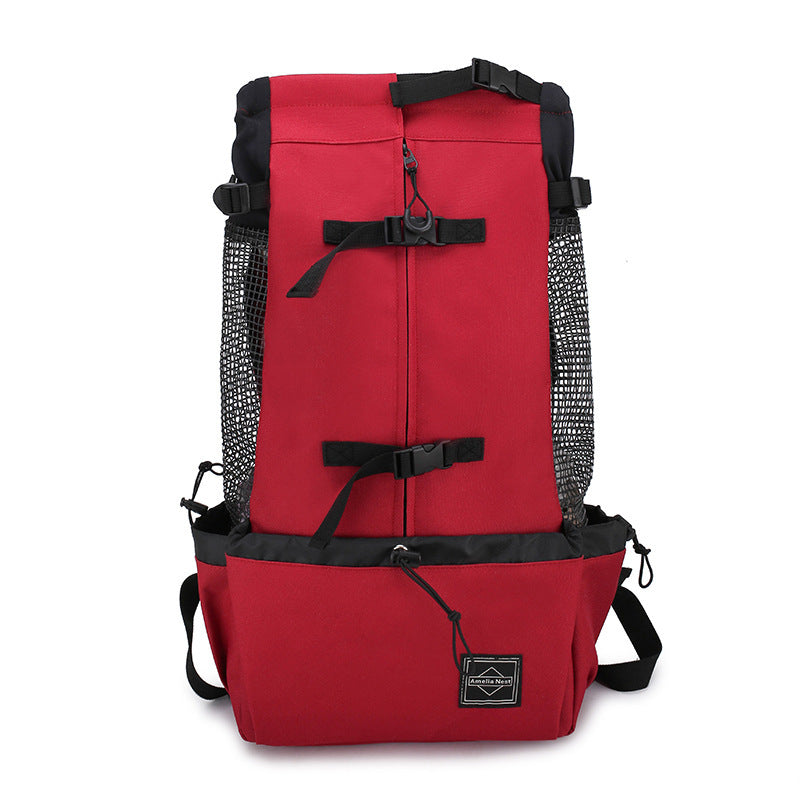 Double Shoulder Pet Carrier Travel Backpack