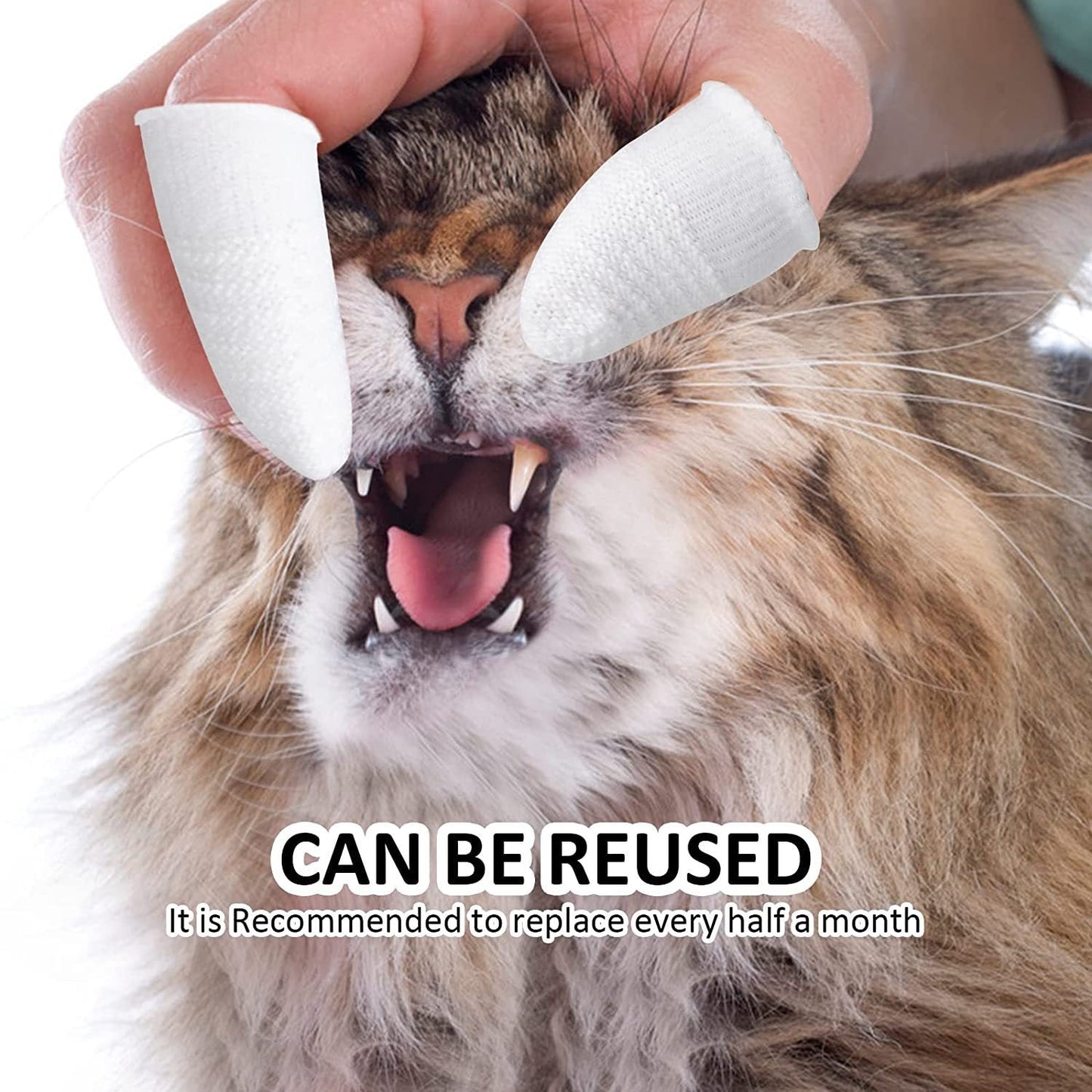 Pet Finger Toothbrush for Dogs and Cats Oral Care Tool