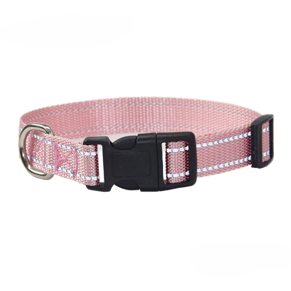 Nylon Dog Collar and Leash Set for All Sizes Dogs