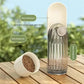 Portable Dog Water Bottle 2-in-1 Leakproof Cat Walking Dispenser