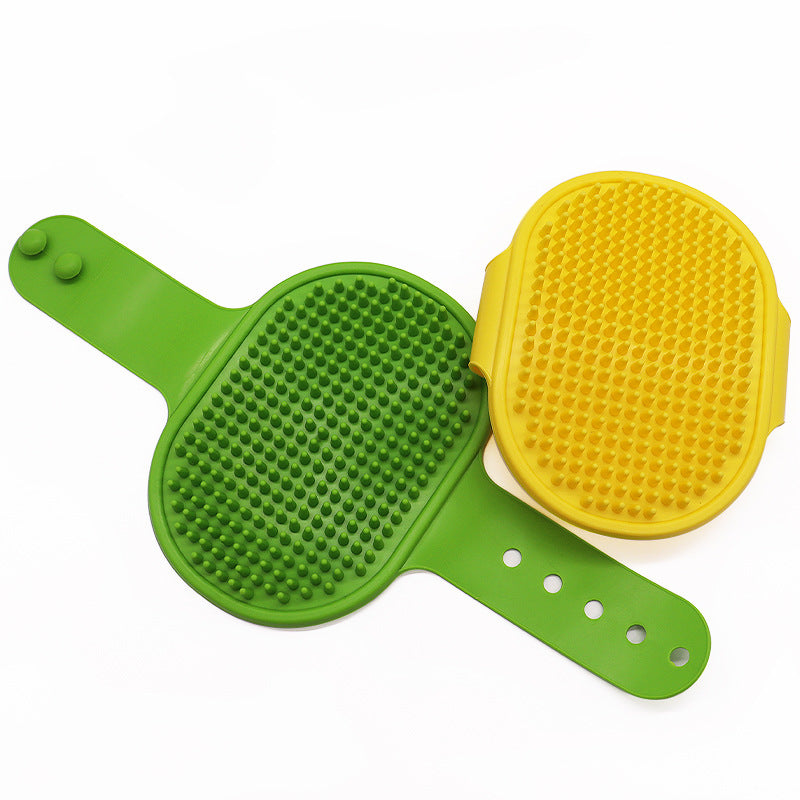 Soft Rubber Pet Brush Silicone Comb Massage Hair Remover for Dogs Cats