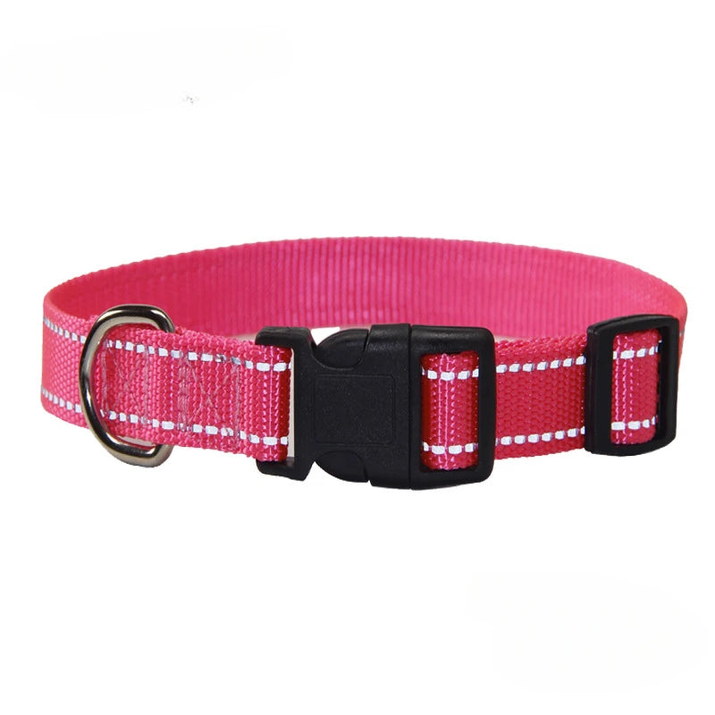 Nylon Dog Collar and Leash Set for All Sizes Dogs