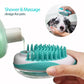 2-in-1 Pet Bath Brush Massage Comb for Dogs and Cats