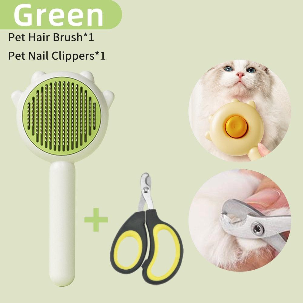 Cat Comb Massage Pet Hair Removal Brush for Dogs Cats