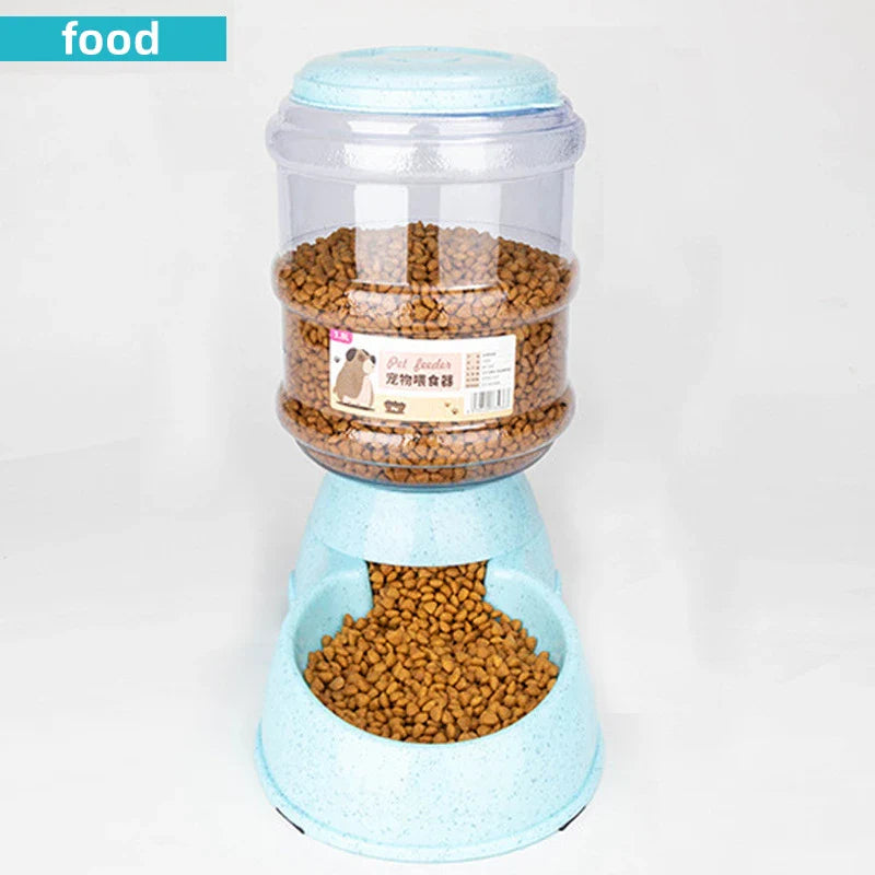 Large Capacity Pet Feeder Bowls Automatic Water and Food Dispenser