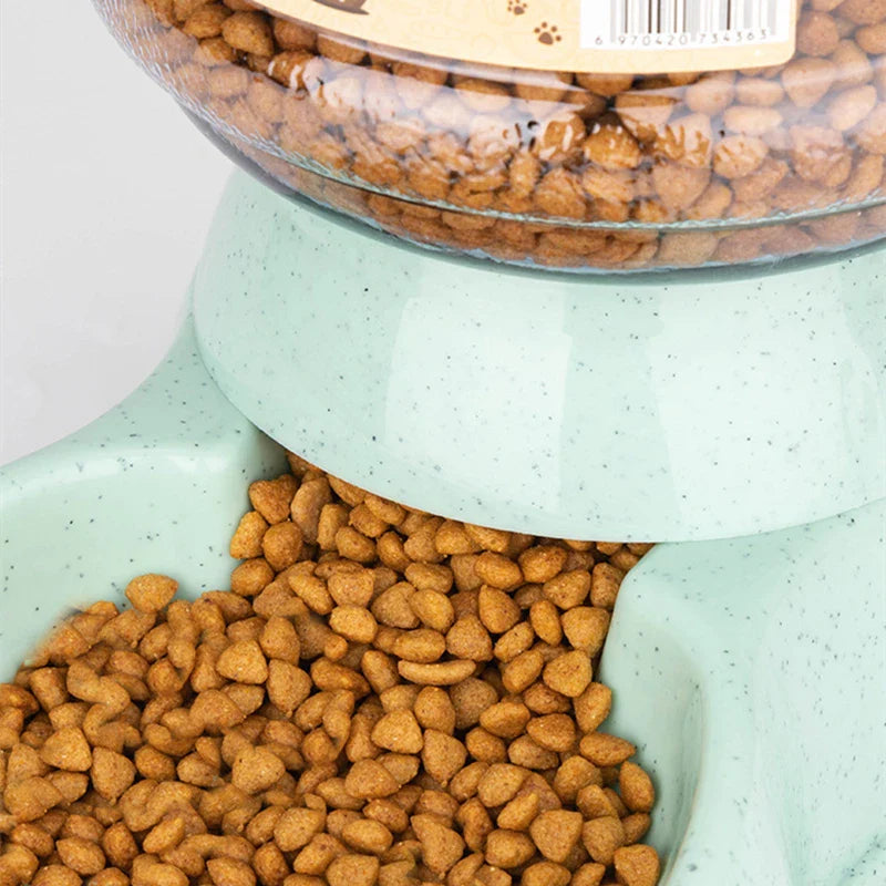 Large Capacity Pet Feeder Bowls Automatic Water and Food Dispenser