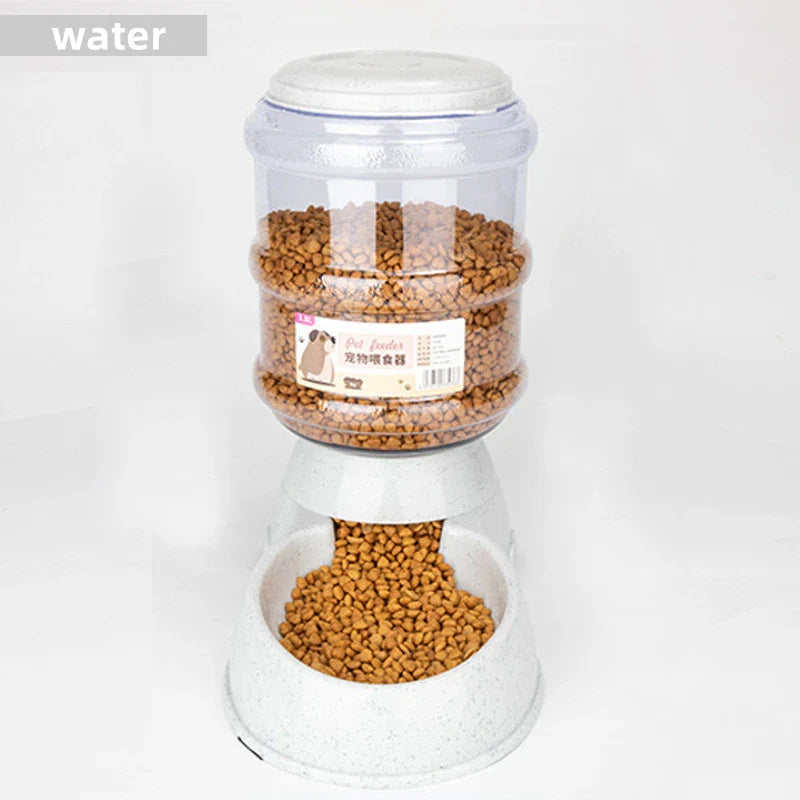 Large Capacity Pet Feeder Bowls Automatic Water and Food Dispenser