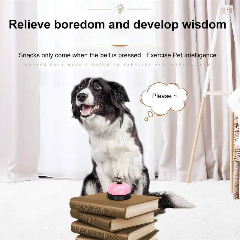 Pet Training Dinner Bell Interactive Tool for Dogs and Cats