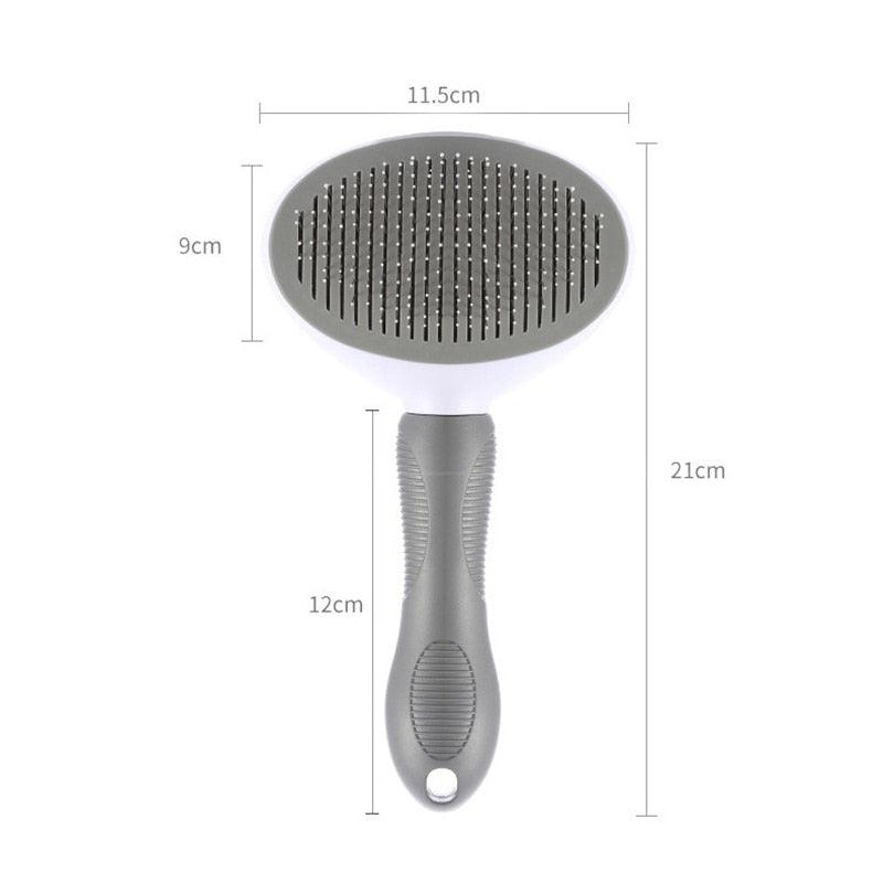 Pet Hair Remover Brush Dog Cat Grooming Self-Cleaning Comb