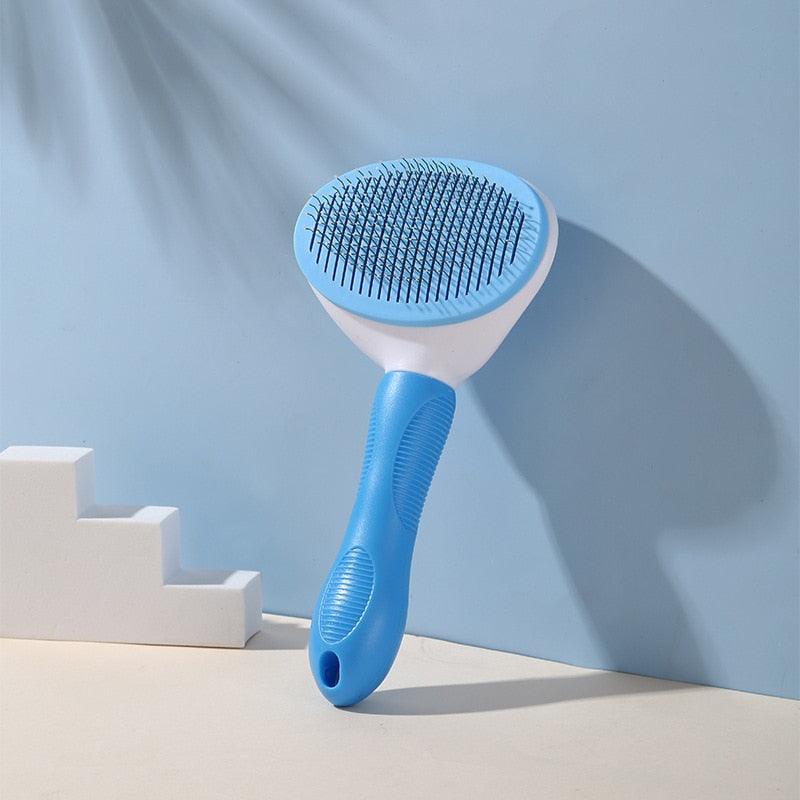 Pet Hair Remover Brush Dog Cat Grooming Self-Cleaning Comb