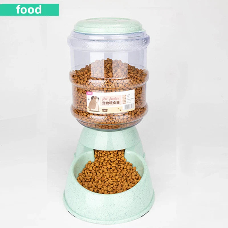 Large Capacity Pet Feeder Bowls Automatic Water and Food Dispenser
