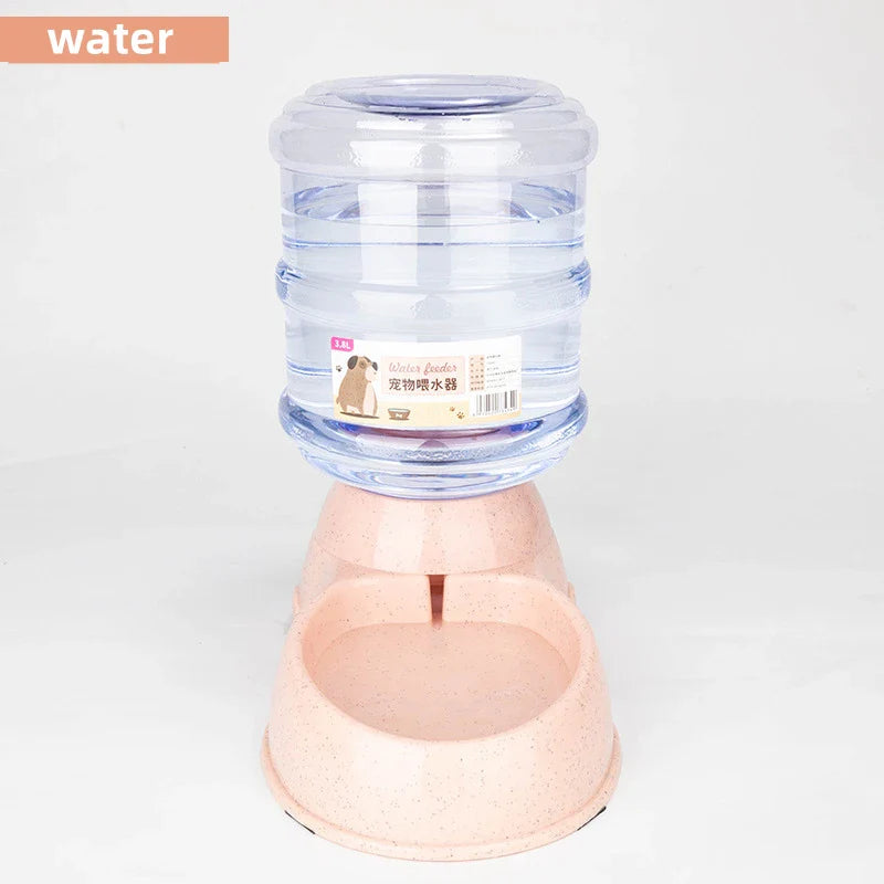 Large Capacity Pet Feeder Bowls Automatic Water and Food Dispenser