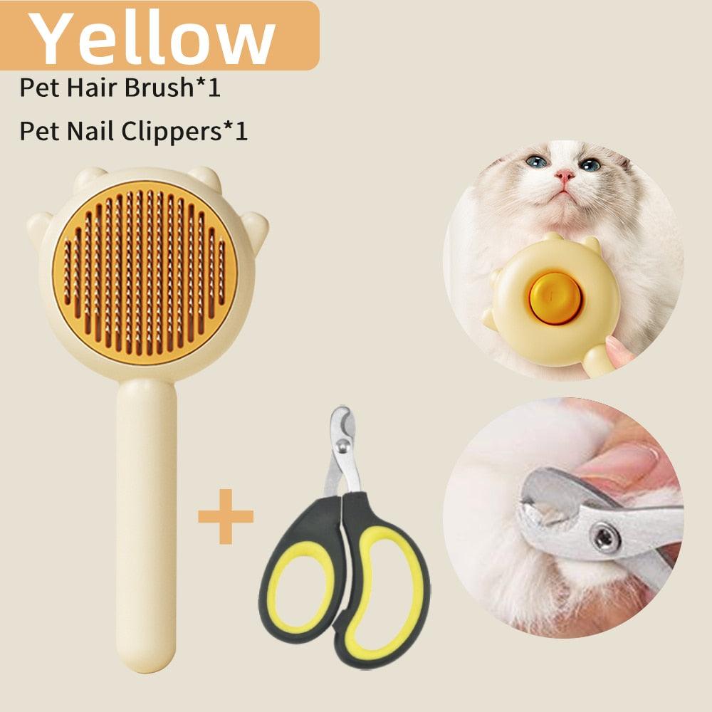 Cat Comb Massage Pet Hair Removal Brush for Dogs Cats