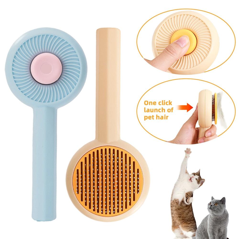 Cat Comb Massage Pet Hair Removal Brush for Dogs Cats