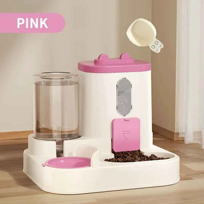 2 in 1 Fully Automatic Pet Food & Water Dispenser