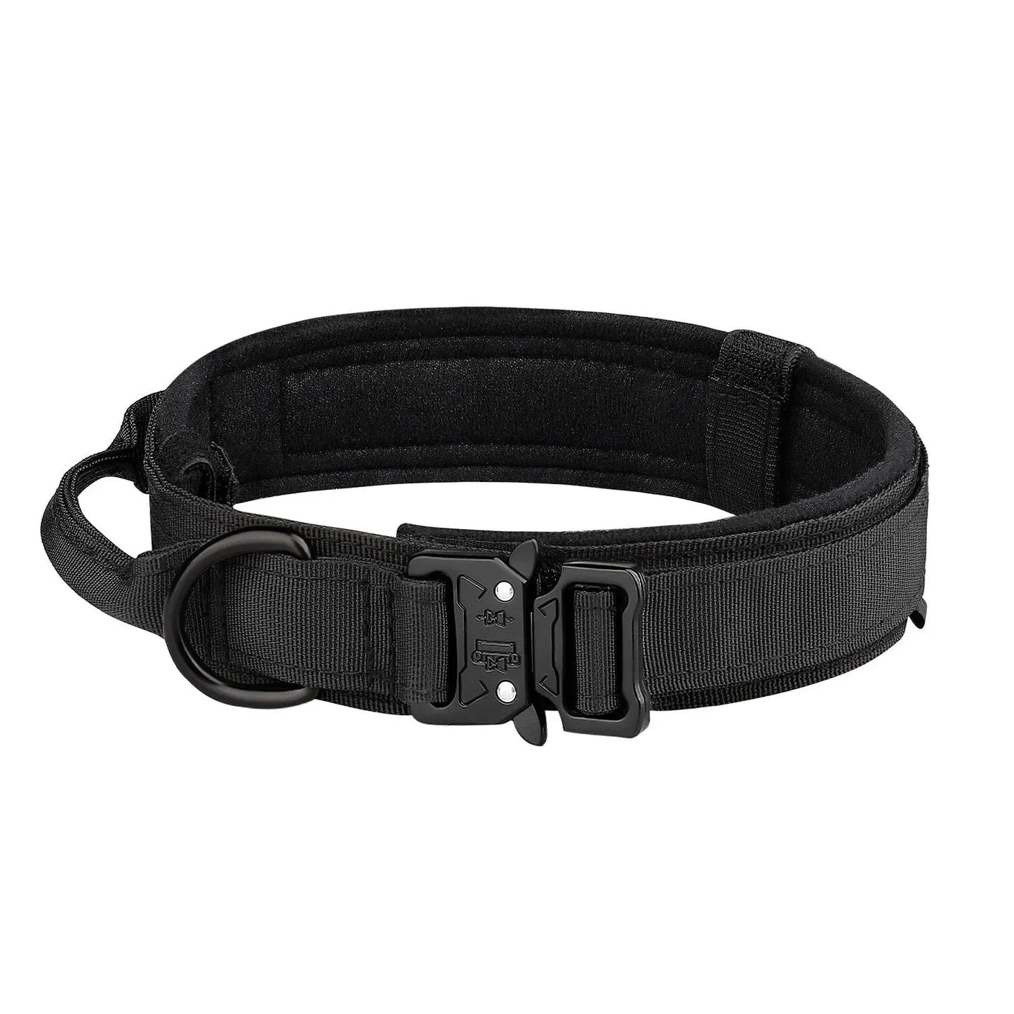 Tactical Nylon Dog Collar with Metal Buckle