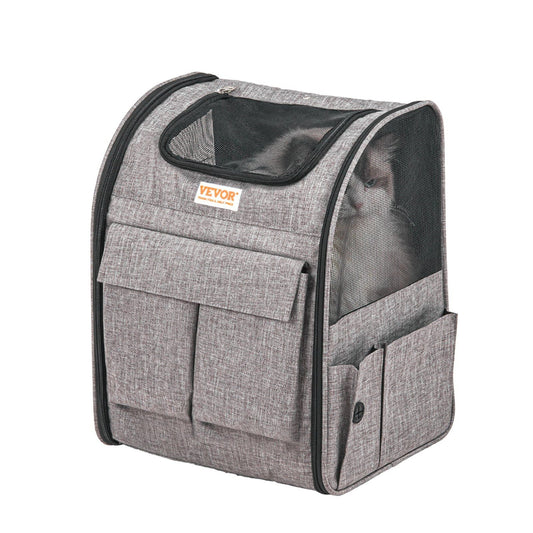 Rolling Pet Carrier Backpack with Removable Wheels for Small Dogs
