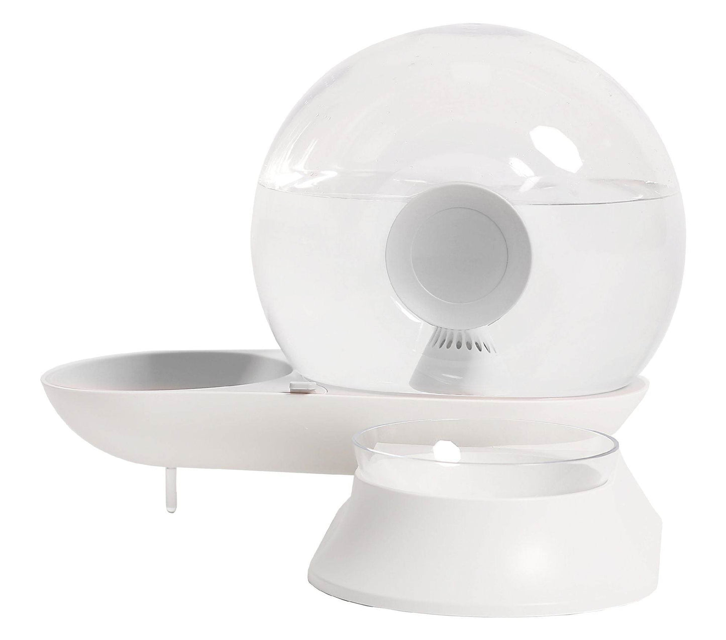 Auto-Myst Automatic Gravity Pet Water Dispenser Filtered Food Bowl 2.8L