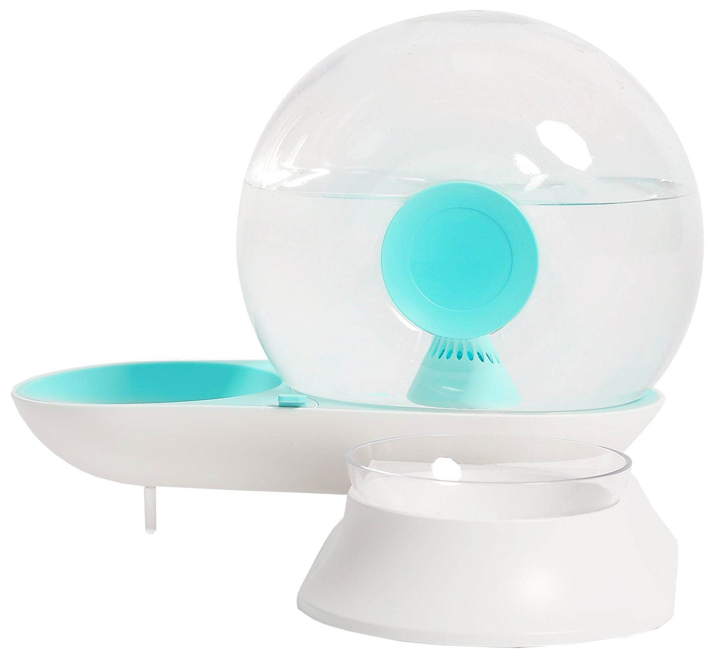 Auto-Myst Automatic Gravity Pet Water Dispenser Filtered Food Bowl 2.8L