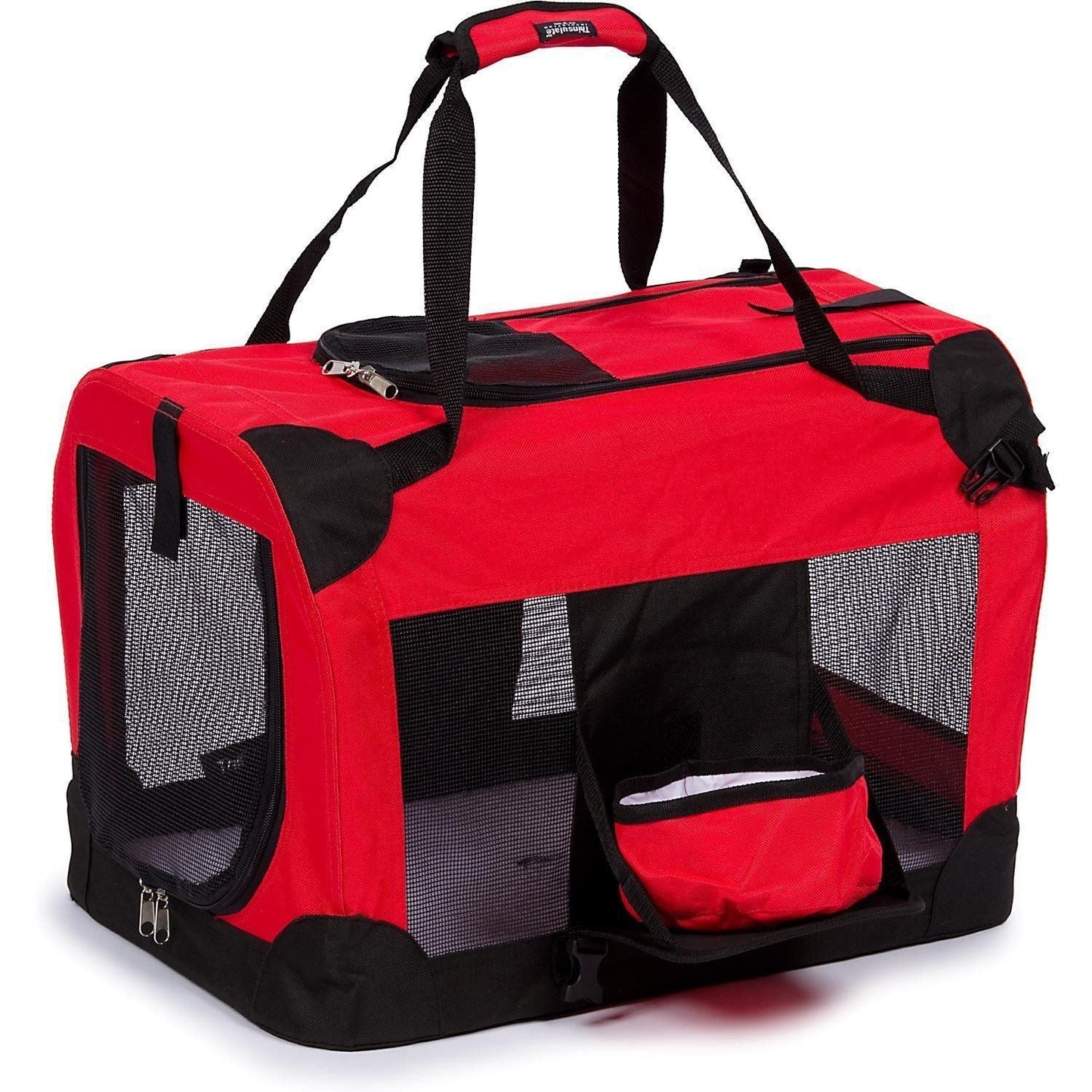 Deluxe 360° Vista View Soft Folding Collapsible Pet Dog Crate