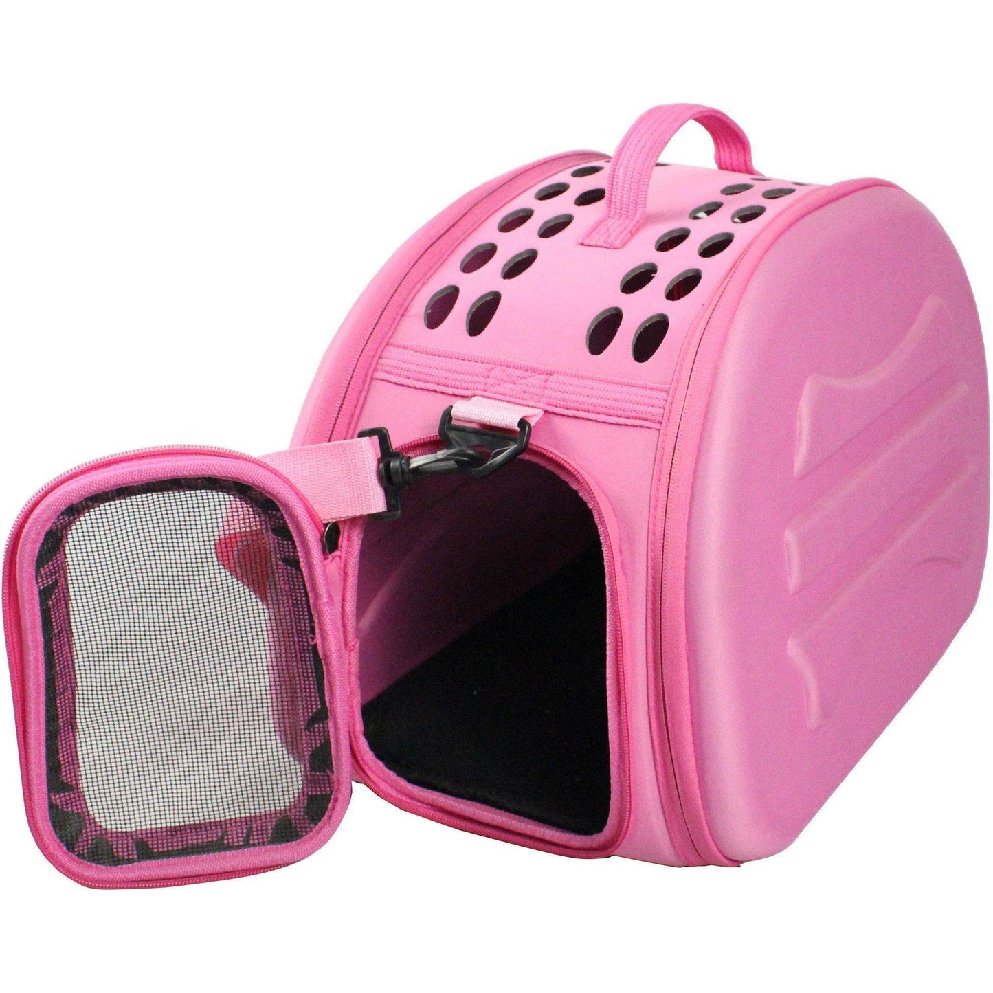 Narrow Shelled Lightweight Collapsible Military Grade Designer Travel Dog Carrier