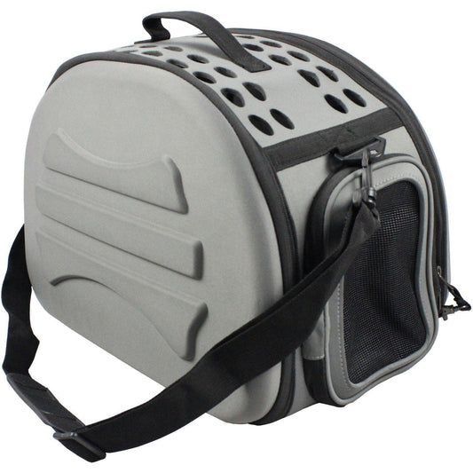 Narrow Shelled Lightweight Collapsible Military Grade Designer Travel Dog Carrier