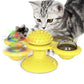 'Windmill' Rotating Suction Cup Spinning Cat Toy